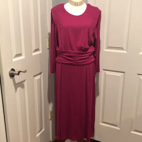 boysenberry bridesmaid dress Deltina Maxi Dress main image 0